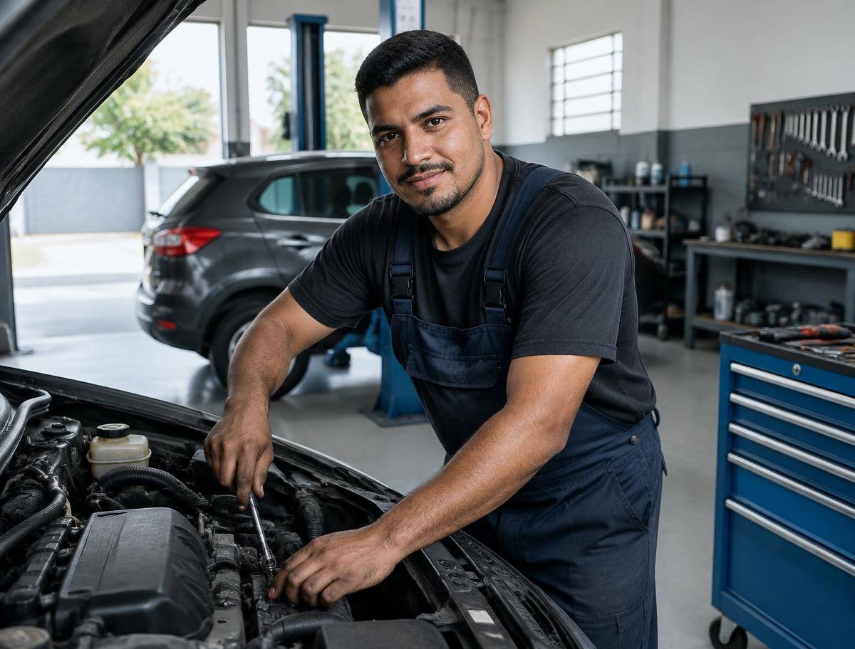 Profissional de oficinas e serviços trabalhando
